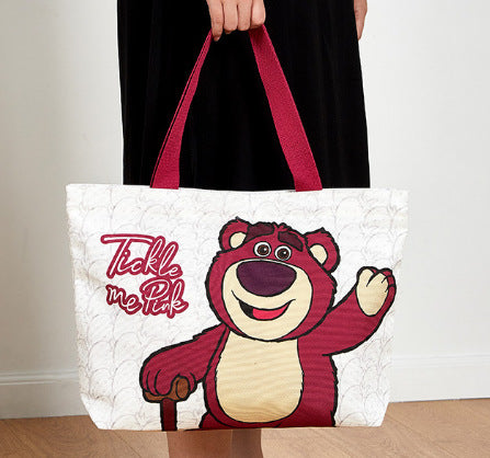 Wholesale Cartoon Cute Large Capacity Canvas Handbag JDC-HB-AoYi002