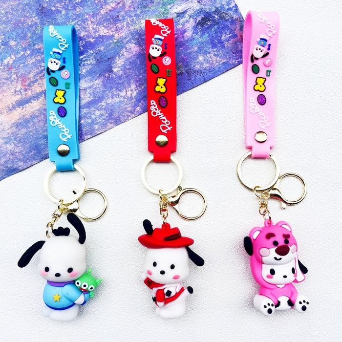 Wholesale PVC Cartoon Doll Keychain JDC-KC-WuYi191