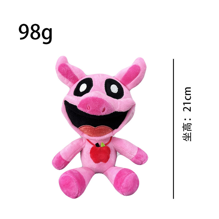 Wholesale Horror smile animal series doll pink pig plush toy