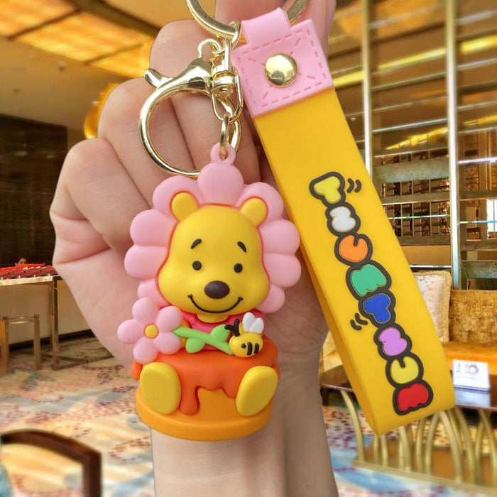 Wholesale Cartoon Silicone Doll Keychain JDC-KC-MingT250