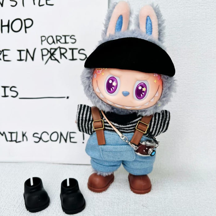 Wholesale Sweatshirt and overalls suit clothing set dress-up baby clothes