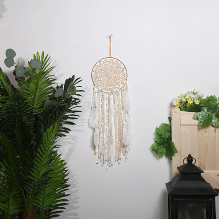 Wholesale Single Ring Dream Catcher Wall Decor JDC-DC-mengs003