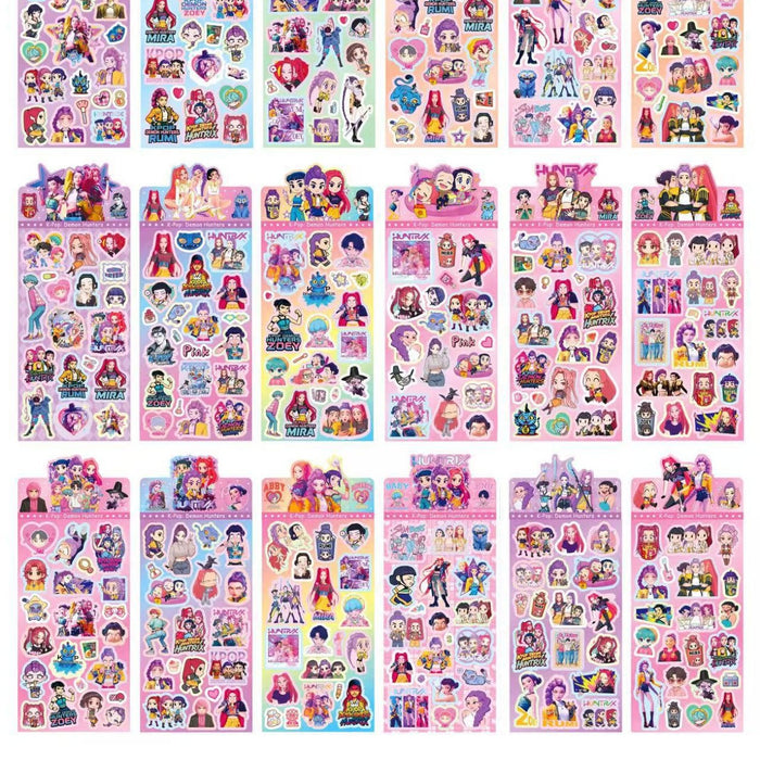 Wholesale cartoon Laser Goo Card Sticker Cute Hand Account Decoration Sticker