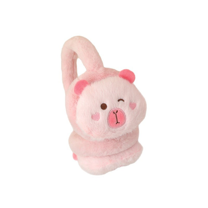 Wholesale Cute Cartoon Warm Plush Earmuffs