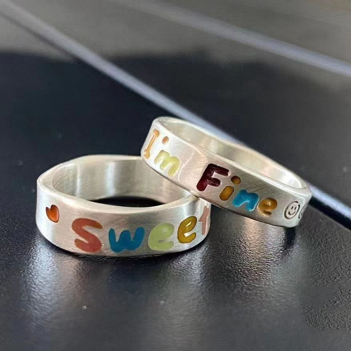 Wholesale Ring to ring, niche design, simple and versatile, fashionable and personalized