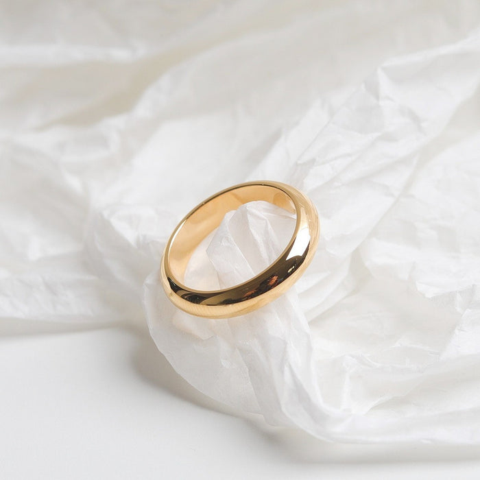 Wholesale Smooth Plain Stainless Steel Ring