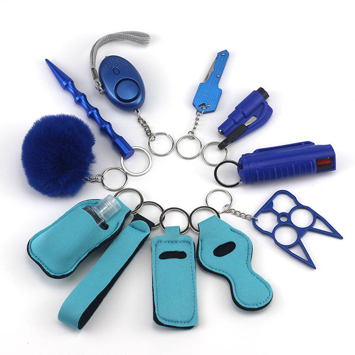 Wholesale Metal Multi-function Keychain DIY 12-piece Set JDC-KC-TouMS031