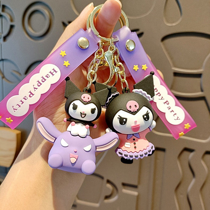 Wholesale 5pcs Cartoon keychain, cute backpack pendant, car keychain