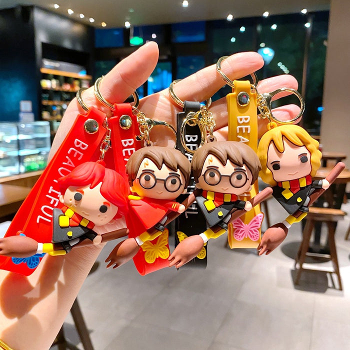 Wholesale PVC Cartoon Doll Keychains JDC-KC-Gongz036