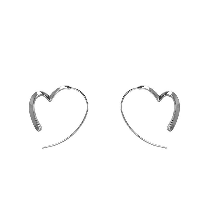 Wholesale Love Heart-shaped Ear Pin Women's Simple All-match Earrings  Earrings