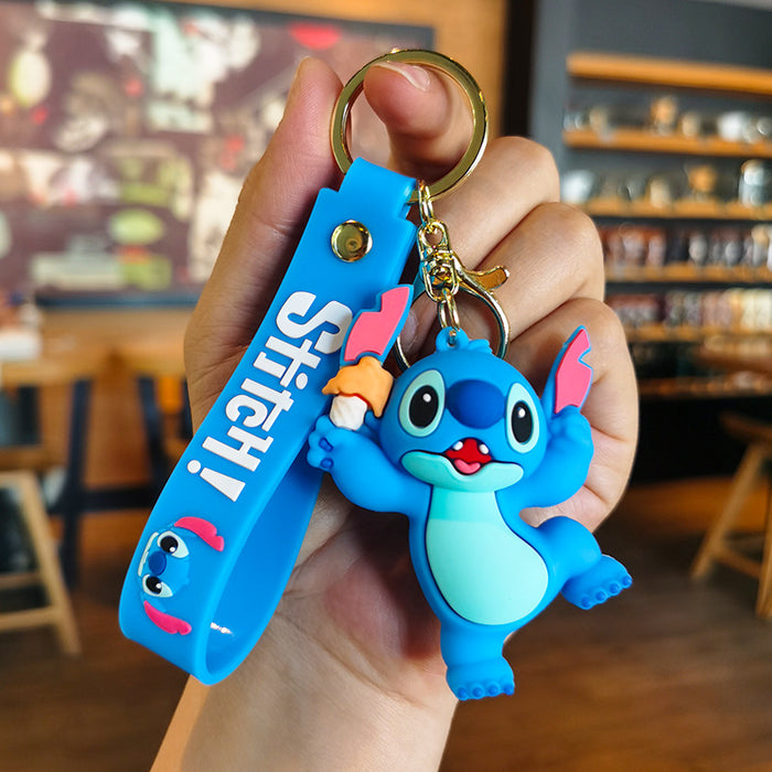 Wholesale Cartoon Doll Silicone Keychain JDC-KC-Tingm225