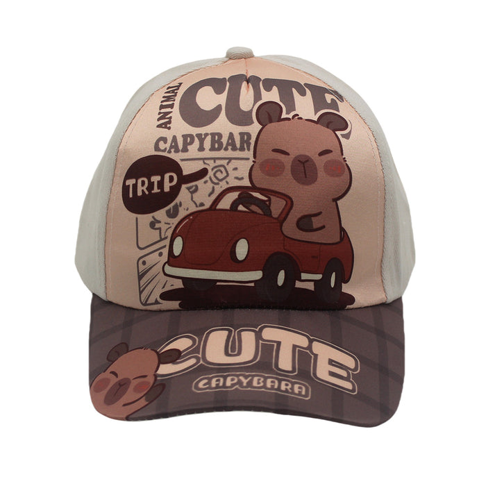 Wholesale Kapibala Print Children' s Baseball Hat