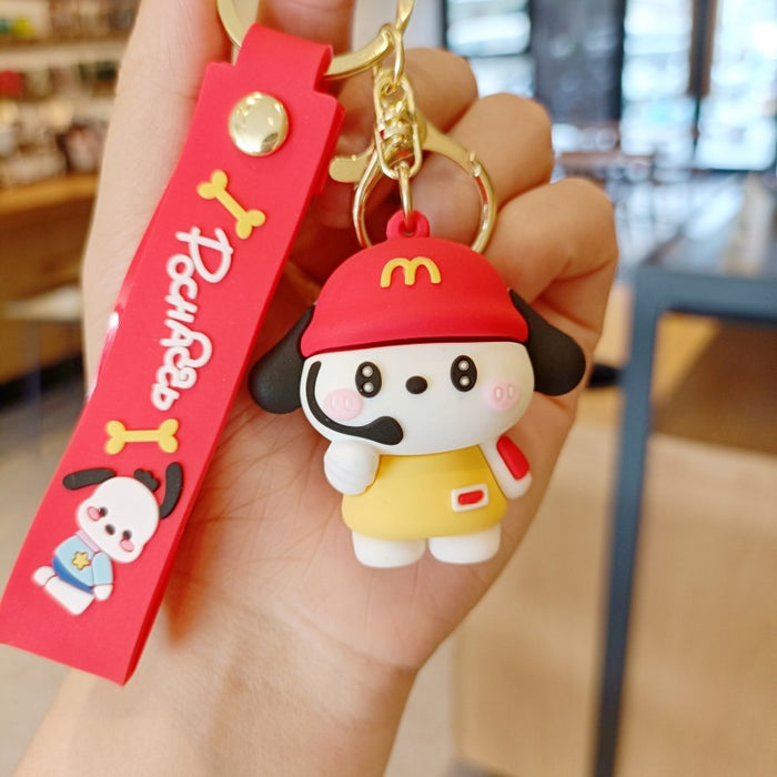 Wholesale Cartoon Doll PVC Keychain JDC-KC-MingT018