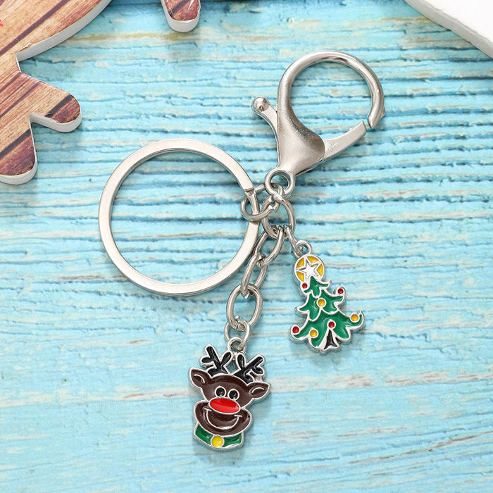 Wholesale Christmas Alloy Keychain JDC-KC-YiTian021