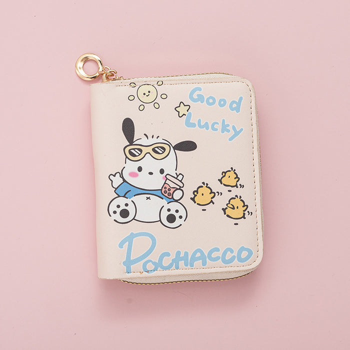 Wholesale Short Zipper Cute Printed Cartoon Wallet for Students
