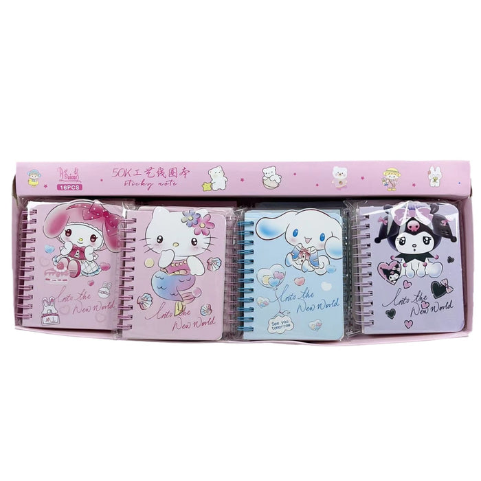 Wholesale 16pcs Creative Cartoon-Shaped Coil Notebook for Students