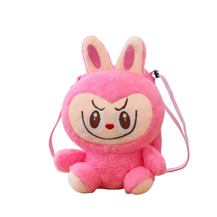 Wholesale Rabbit  Doll Mobile Phone Bag Stuffed Cartoon Bag Girls Cross-Border Gift Messenger Bag