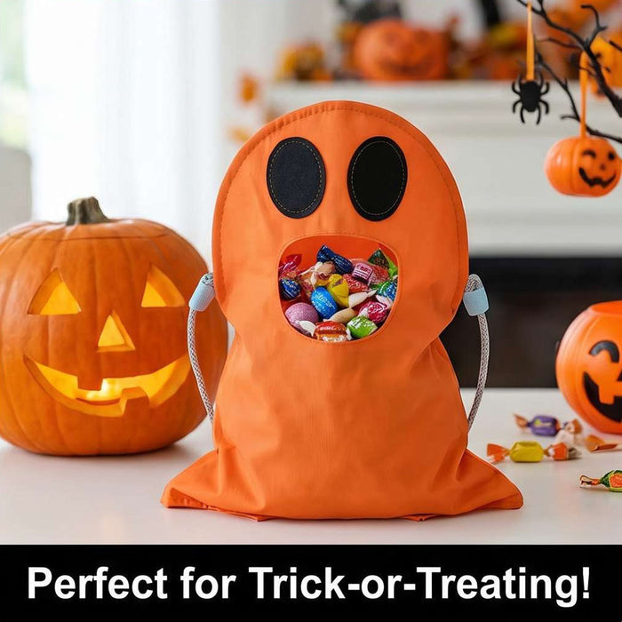 Wholesale Cloth  Ghost Candy Bag DIY Treat Pouch For Kids