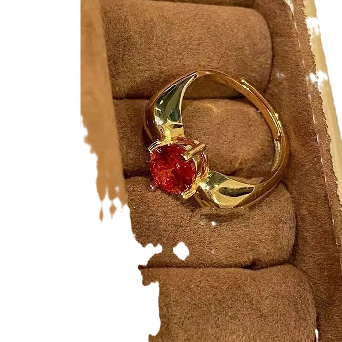 Wholesale Flash Diamond Retro brushed Wide Edition Ring