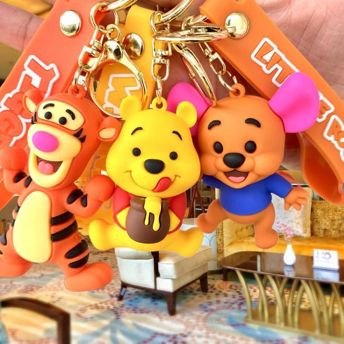 Wholesale Silicone Cartoon Doll Keychain JDC-KC-MingT225