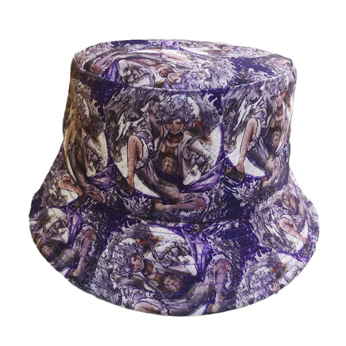 Wholesale Cartoon Print Cotton Bucket Hat JDC-FH-BoD017