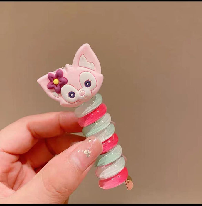 Wholesale Cute Cartoon Polyurethane Phone Cord Children's Hair Tie JDC-HS-Yiyan002