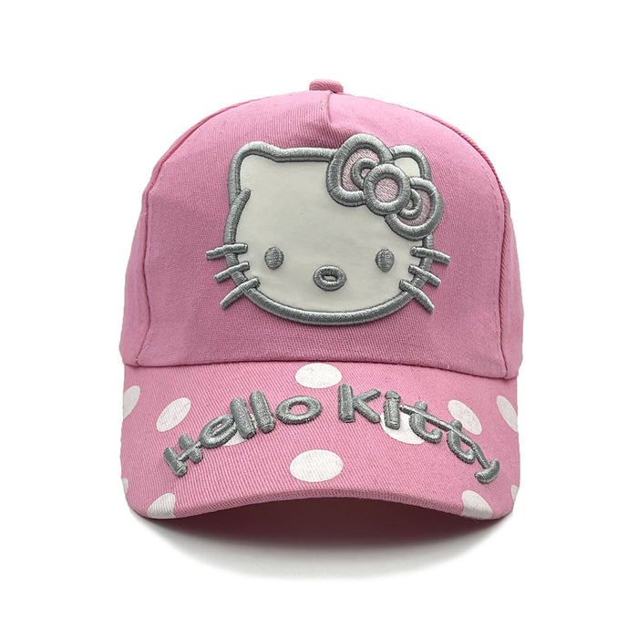 Wholesale Cat Cartoon Baseball Cap for Children ( Spring and Autumn)
