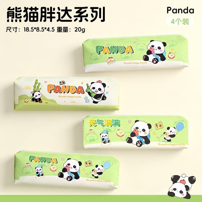 Wholesale Fabric Large Capacity Light Blue Cartoon Pencil Case For Students Back To School Gift Box