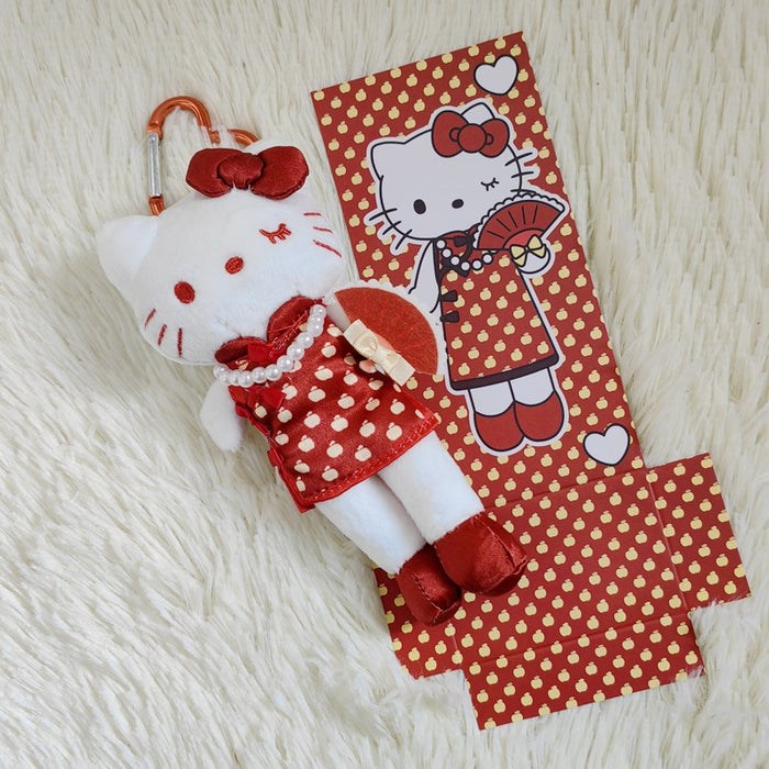 Wholesale Cute Long Leg Cat Small Pendant Plush Toy Doll Bag Pendant Keychain Doll