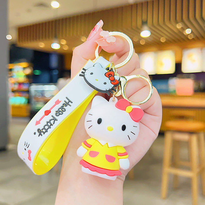 Wholesale Cartoon Silicone Doll Keychain JDC-KC-MingT251