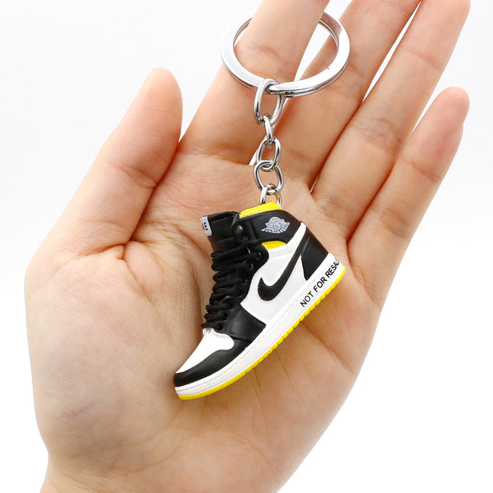 Wholesale PVC Mini Basketball Shoe Keychain JDC-KC-QLPing008