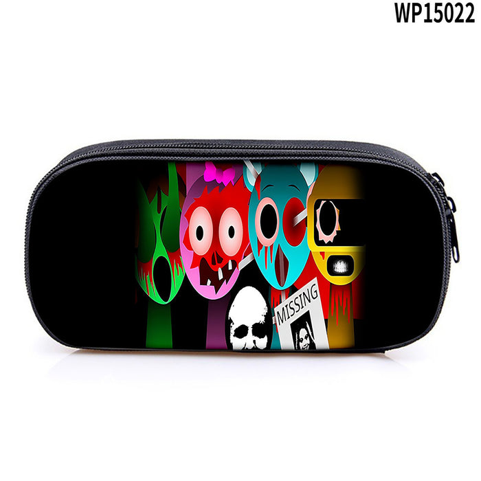 Wholesale Student Pencil Case Large Capacity Stationery Storage Bag Pencil Bag Oxford Material