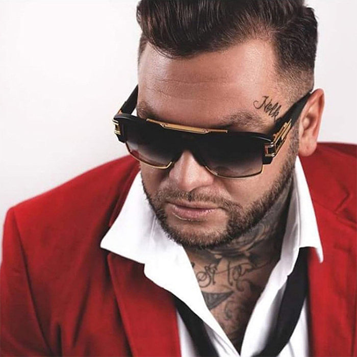 Wholesale sunglasses driving big frame men's sunglasses retro trend