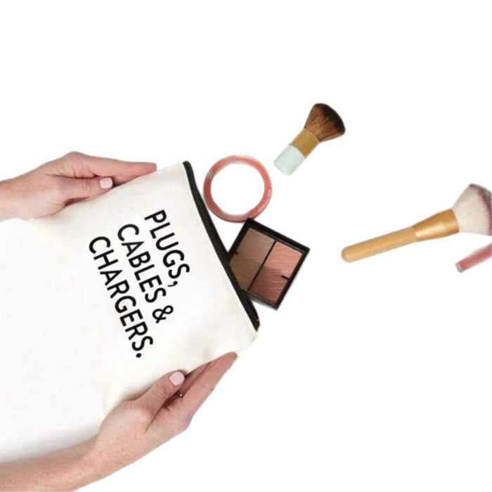 Wholesale Teacher' s printed canvas Makeup Bags