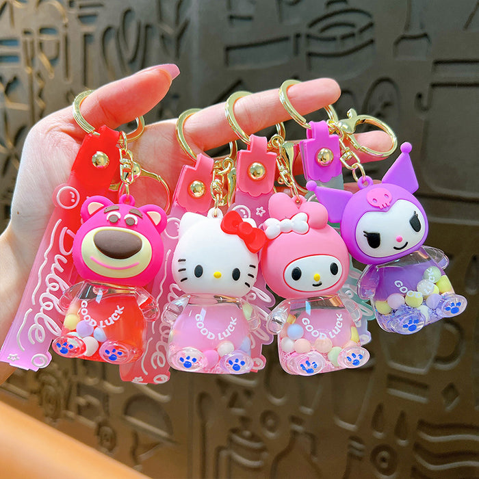 Wholesale Cartoon Acrylic Oil Keychain JDC-KC-YanG037