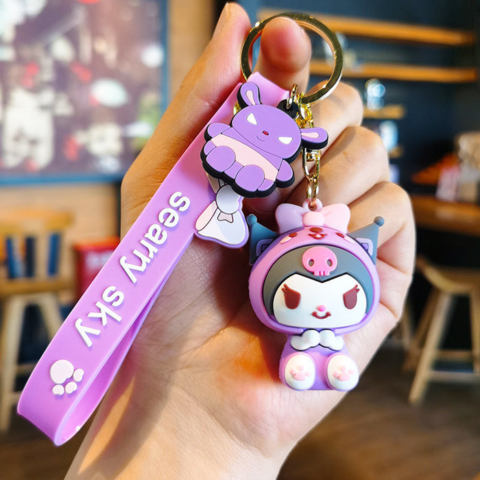 Wholesale Cartoon Doll Rubber Keychain JDC-KC-Tingm012