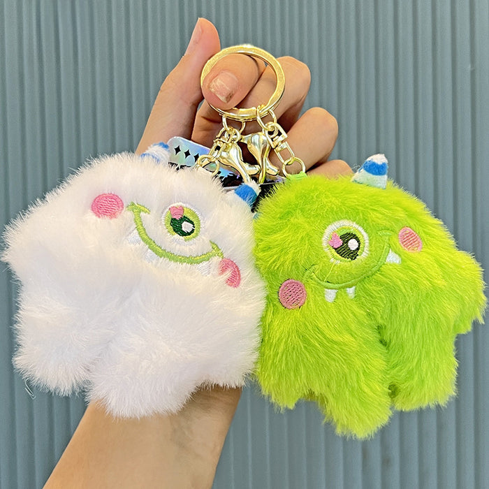 Wholesale  Plush Keychain Doll Bag Charm Cute Cartoon Keychain