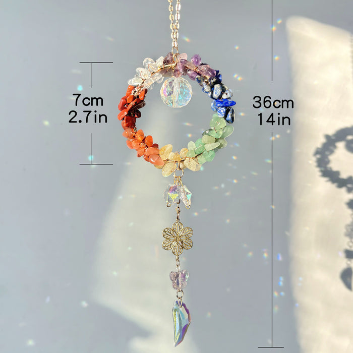 Wholesale Crystal Flower Car Hanging Ornament with Feathers Stylish Car Key Accessory MOQ≥2