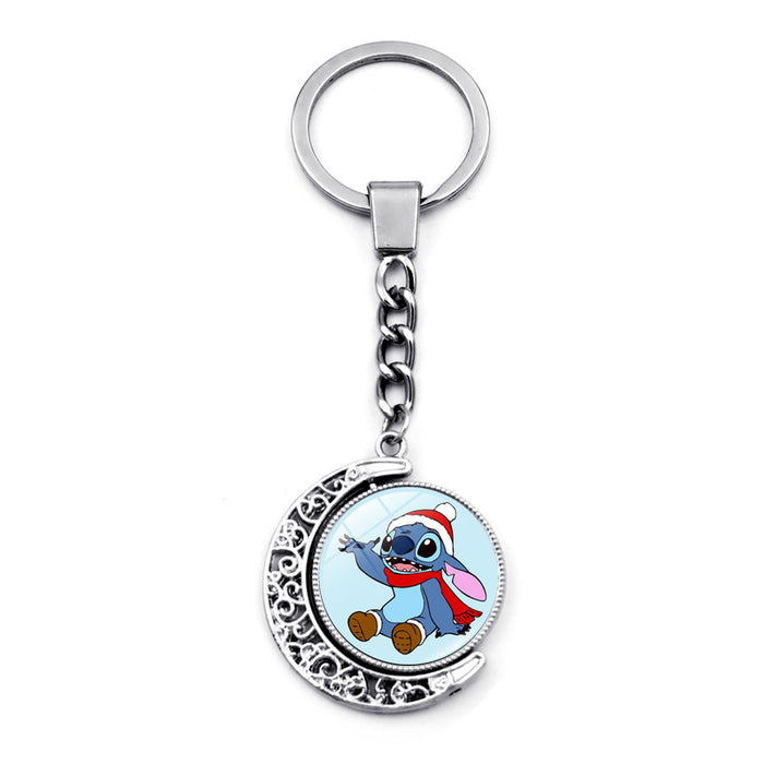 Wholesale Cartoon Alloy Rotating Keychain JDC-KC-HengX027