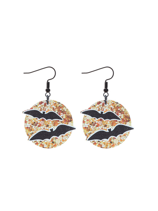 Wholesale  Flower Skull Pumpkin Earrings Simple Fashion Wooden Earrings