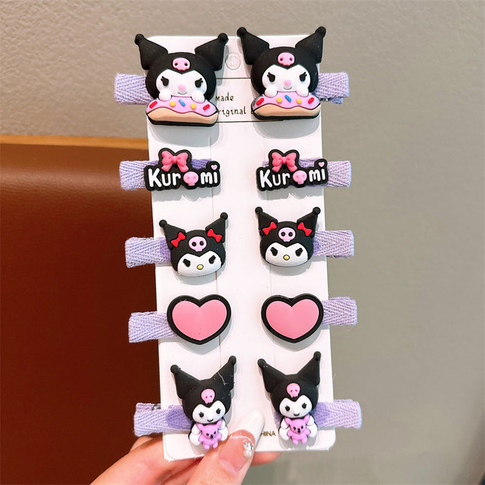 Wholesale Cartoon Children Hair Clips Style Soft Glue Hair Accessory Gift