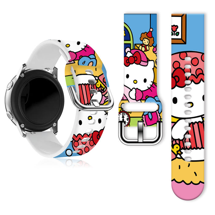 Wholesale Printed TPU Watch Strap Wrist Strap JDC-WD-NuoQi087