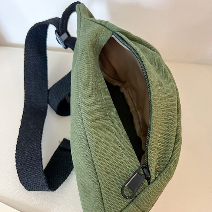 Wholesale Children's bag letter waist bag simple casual crossbody bag backpack fashionable and handsome baby chest bag