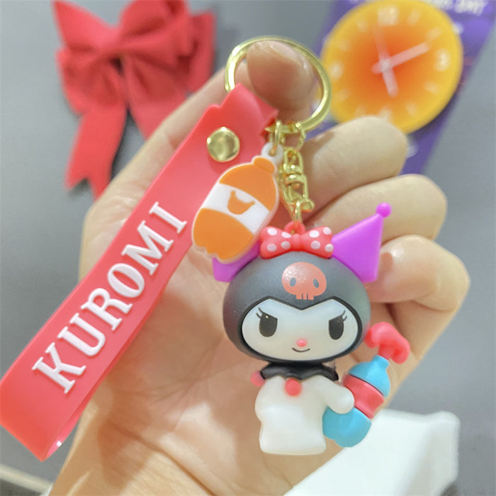 Wholesale PVC Cartoon Doll Keychain JDC-KC-WuYi016