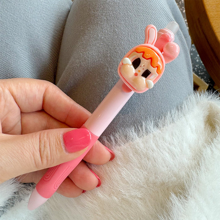 Wholesale Cute and creative click-type super able large-capacity student gel pen