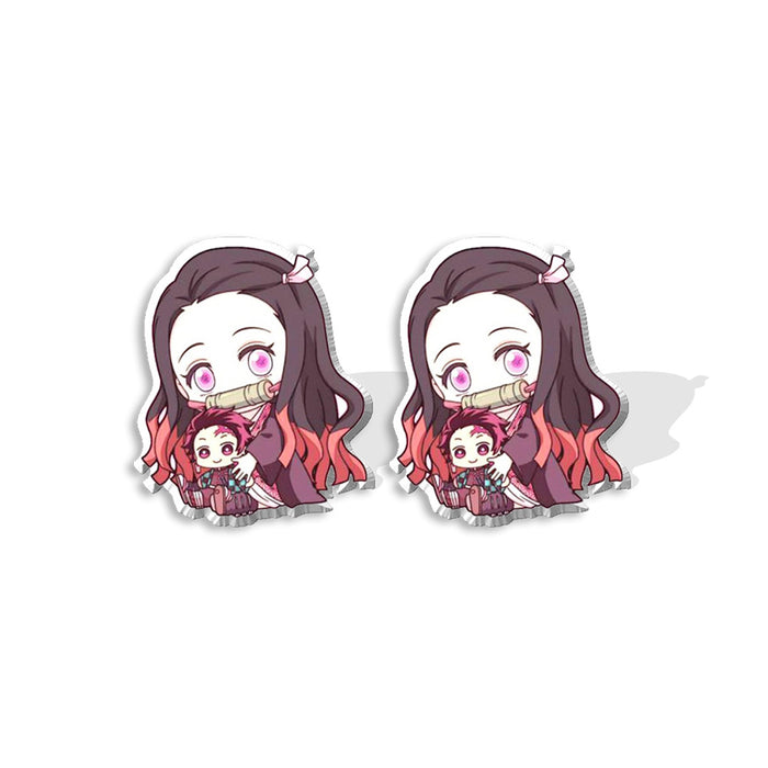 Wholesale Cartoon Heat Shrink Earrings