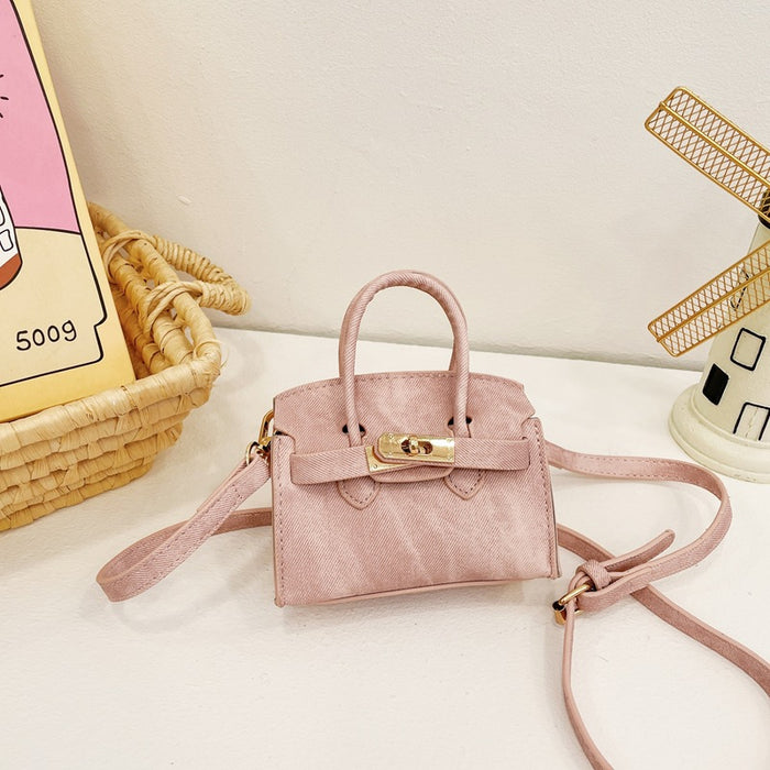 Wholesale New retro denim mini stylish parent-child crossbody bag accessory coin purse for children