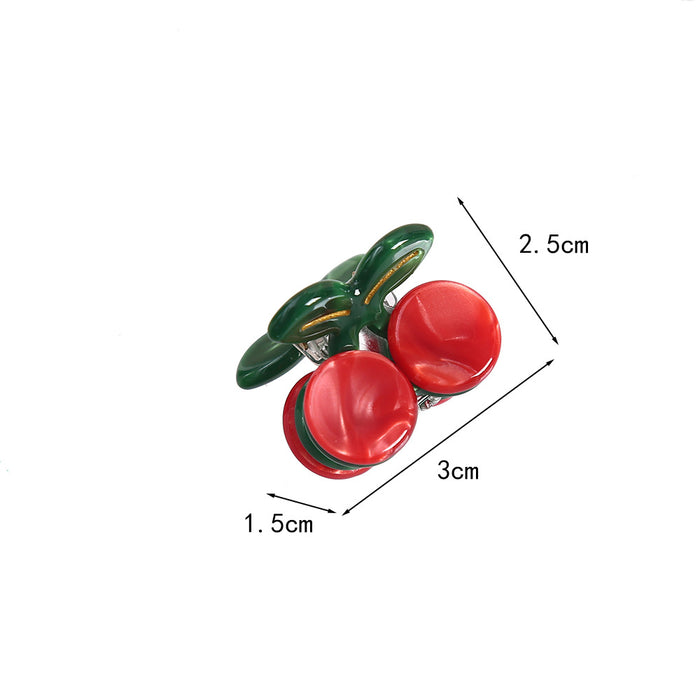 Wholesale Acetic Acid Fruit Shaped Claw Hair Clips for Kids Girls Fashion Hair Accessory Gift