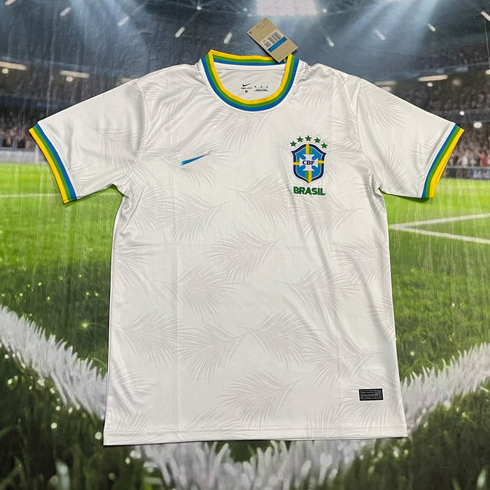 Wholesale World Cup Polyester Brazil Soccer Team Short Sleeve T-Shirt for Men Summer Casual