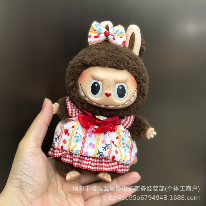 Wholesale 17cm mini doll clothes plush clothing replacement